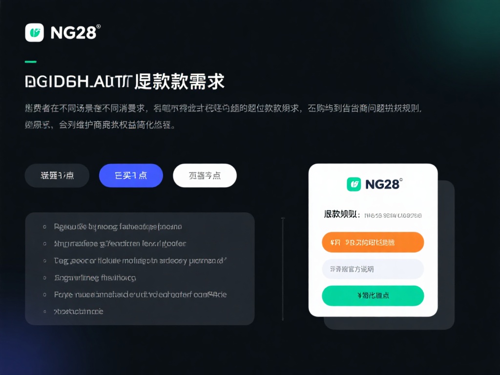 NG28的退款政策涵盖了消费者在不同场景下的退款需